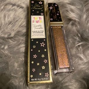 Too faced liquid glitter eye shadow.